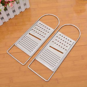 Multifunctional Stainless Steel Flat Grater for Vegetables and Cheese Manual Kitchen Tool - Product Image 2