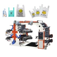 Machine d'impression flexographique 6 couleurs sac en papier tissu flexo sac en plastique machine d'impression machines