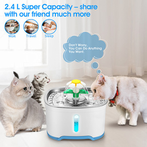 <span class=keywords><strong>Fontaine</strong></span> à <span class=keywords><strong>eau</strong></span> pour animaux de compagnie super silencieuse de 2,5 L, système multi-filtres, <span class=keywords><strong>fontaine</strong></span> pour chats et petits chiens - Product Image 5