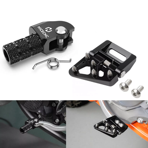 NiceCNC pour KTM TPi EXC 300 EXC-F <span class=keywords><strong>350</strong></span> SX 125 <span class=keywords><strong>SXF</strong></span> 450 2017-2024 <span class=keywords><strong>2023</strong></span> pointe de levier de changement de plaque de pédale de frein pour Husqvarna TE 300 - Product Image 1