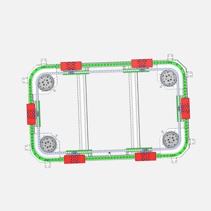 YIDI高品质方形直线导轨HCP-RS HCP-ES曲线导轨滑块直线轴承导轨热处理钢 - Product Image 3