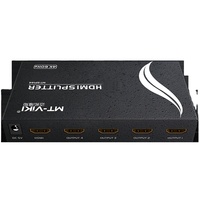 Répartiteur 4K 60Hz 3D 1 entrée 4 sorties MT-VIKI 1 ordinateur 4 moniteurs + adaptateur secteur 1x4