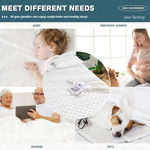 Özel boyut yatak çarşafı tahta kurusu geçirmez antibakteriyel yatak koruyucu su geçirmez gürültüsüz kraliçe su geçirmez yatak çarşafı - Product Image 3