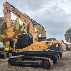 Hyundai 220-9S d'occasion 22 tonnes Pelle hydraulique sur chenilles 2022 Modèle Cummins Engine Composants hydrauliques d'origine Corée - Product Image 3