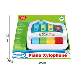 Bébé <span class=keywords><strong>Musique</strong></span> Éclairer Éducatif En Plastique Piano <span class=keywords><strong>Xylophone</strong></span> Jouet avec des Tons Clairs Sécurité Musicale Amusement pour Bébés 6-24M - Product Image 3