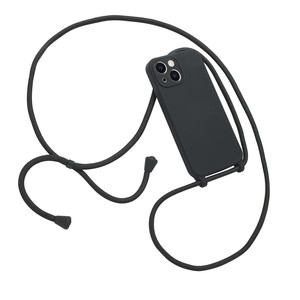 Étui de téléphone portable avec cordon de cou, sangle de cou, cordon en silicone pour <span class=keywords><strong>iPhone</strong></span> 14 13 Pro Max - Product Image 3