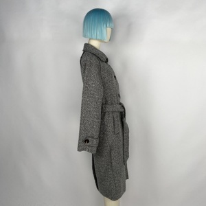 Nuovo Cappotto da Donna 2025 con Collo a Tartaruga, Ecologico, ad Asciugatura Rapida, Traspirante, <span class=keywords><strong>in</strong></span> Maglia Simil-Lana, Manica Lunga, Colore Sale e Pepe - Product Image 5