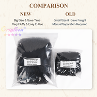Originea 50g Cheveux Humains Afro Crépus Ondulés Prédéfrisés En Vrac Bruts Remy pour Tresses Twist Faux Locs Extension de Cheveux Douce
