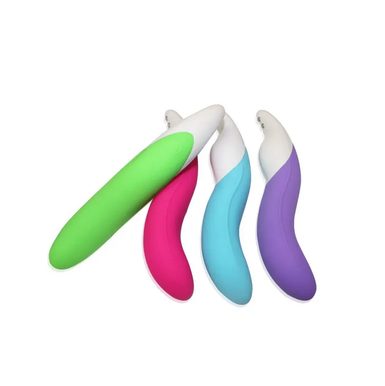 Mainan silikon tahan air Super lembut Dildo hewan bentuk S Magnet Dildo asli Vibrator USB untuk wanita