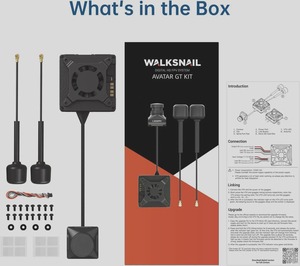 ชุดอุปกรณ์ Walksnail Avatar GT Air Unit 5.8G ระบบส่งสัญญาณภาพดิจิตอล FPV VTX 2W 1080P 100fps Gyroflow สำหรับโดรน FPV ระยะไกล - Product Image 1