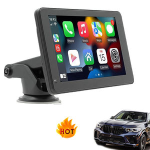 Layar Carplay nirkabel portabel 7 inci 2.5D untuk mobil CP705 pemutar Multimedia DVD Video Pantalla untuk Apple IPhone/ <span class=keywords><strong>Samsung</strong></span> Galaxy - Product Image 1