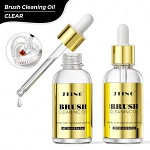 JTING Factory Newest 30G <b>Brush</b> Cleaning Oil clear Color Nail <b>Brush</b> Cleaning OEM Free Design Nails Salon Professional Products - Product Image 1