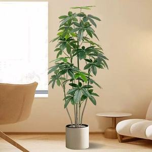 Arbre de la Fortune, plantes artificielles vertes personnalisées haut de gamme, décoration de luxe pour salon et sol - Product Image 2
