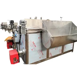 5 year guarantee small commercial semi automatic gas electric continuous cassava french fries frying fryer bowl machine gas
