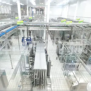 Mesin pengolahan susu pasteurisasi dengan 5000lt