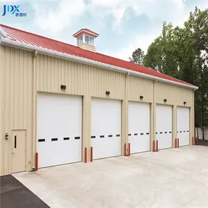 Porte industrielle d'entrepôt isolée à faible bruit Volets coulissants extérieurs de haute qualité Portes industrielles de garage à rouleaux en aluminium