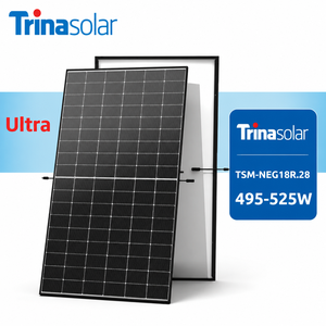Panneaux solaires Trina Tier 1 495W 500W 505W 510W 515W 520W 525W Vertex S+ TOPCon Mono Bifacial Single Glass TSM-NEG18R.28 Modules PV - Product Image 1
