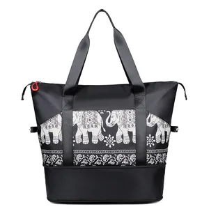 FREE SAMPLE Women Handbags Large Capacity Tote Bag Handbag Sports Fitness Travel Oxford Cloth Recreational Shopping Tote Bags