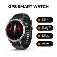 Montre connectée pour homme 2026 G304, écran HD 1,7 pouces, GPS, étanche 3ATM, boussole, baromètre, montres connectées personnalisées, directement de l'usine, en gros