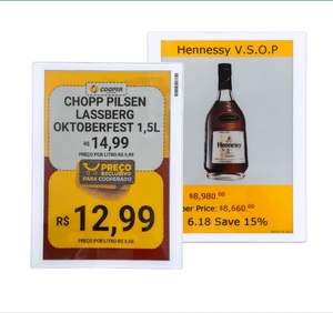 Etiqueta Electrónica de Precio con Pantalla de Tinta Electrónica a Color de 10.1 Pulgadas, con Imán, Soluciones en la Nube RFID, Sistema ESL - Product Image 1