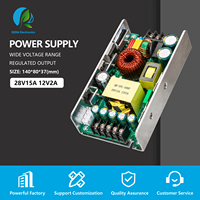 Fuente de Alimentación Conmutada de Marco Abierto de Doble Salida 28V 15A 12V 2A SMPS AC DC Placa PCB para Amplificador de Audio Industrial OEM