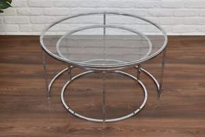 Tables basses modernes de luxe plaquées or personnalisées, design réglable, pour l'ameublement de la maison - Vente chaude - Product Image 4