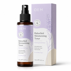 Brume Tonique Visage au Bakuchiol – Fournisseur d'Usine – Effet Rétinol Bio – Raffermissant, Tenseur, Renouvellement Cutané – <span class=keywords><strong>Eau</strong></span> de Beauté Légère - Product Image 1