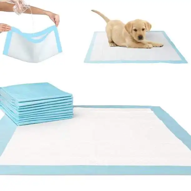 일회용 애완 동물 용품 강아지 훈련 변기 패드 애완 동물 케이지 침대