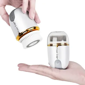2022 Hot Sale Private Label Portable Electric Ultrasonic Facial Cleansing Brush Facial Cleanser