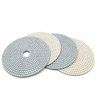 Kit de tampons de polissage diamantés à l'eau, grain 50 100 200 400 800 1500 3000, liant résineux flexible pour granit, marbre, béton, pierre