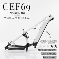 VTT électrique tout suspendu CEF69, moteur Bafang M510RS/M560RS, batterie 48V 835Wh&720Wh, frein à disque
