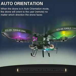 Bọ Cạp máy bay chiến đấu bay không người lái điều khiển từ xa nhựa cố định cánh UAV Đèn LED chụp ảnh trên không sinh viên đồ chơi RC máy bay theo tôi - Product Image 6