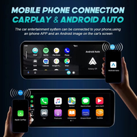 Radio Reproductor Android Auto de 8.8/10.25/12.3 Pulgadas con CarPlay para Audi A4/A5/A6/Q7, Navegación GPS, DSP Estéreo, para el Tablero, 1 Año de Garantía, Negro