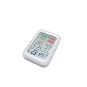 Hoge Kwaliteit Witte Hitteberoerte Meter Human Health Babi Product Care Hygrometer Thermometer Opknoping Rond De Nek Outdoor Veilig