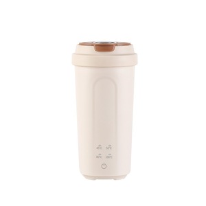 Tasse chauffante électrique portable 450 ml, 4 niveaux de température, affichage LED, ébullition rapide en 6 min, acier inoxydable 304, arrêt automatique, anti-fuite, pour voyage et bureau - Product Image 1