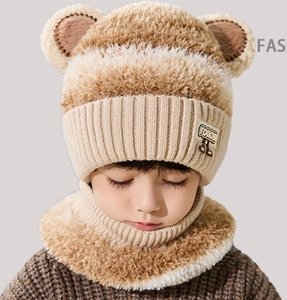 Set di Cappello e Scaldacollo in Maglia di Pile per Bambini, Personalizzabile con Logo, per Ragazzi e Ragazze 4-12 Anni, 17 Anni di Esperienza di Fabbrica - Product Image 6