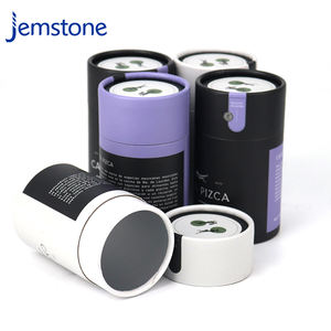 Emballage personnalisé de boîte-cadeau en carton écologique pour thé aux fleurs, emballage en tube de papier kraft de qualité alimentaire pour fruits secs - Product Image 1