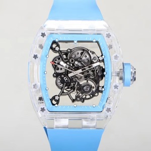 Reloj de Lujo con Caja Transparente de Cristal, Diseño Hueco que Revela el Movimiento, Ultrafino y Ultraligero, con Forma Delgada y Estilo Deportivo - Product Image 1