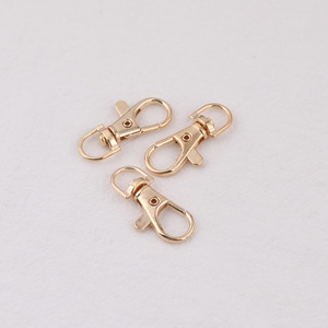 Metal Lobster Clasp <b>Hook</b> Keychain Accessory For Diy Bag Jewelry Making 20mm Plated Rose Gold Silver Gold Colorful - Product Image 3