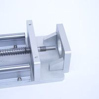 Plateforme de mouvement électrique à vis à billes à guidage portique 3 axes XYZ de haute précision 0,01 mm, module de table transversale CNC en acier
