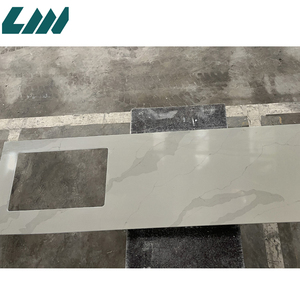 Đá thạch anh trắng Calacatta nhân tạo, mặt bàn bếp, mặt bàn phòng tắm, kích thước lớn 3200x1600mm, bán buôn từ nhà máy - Product Image 3