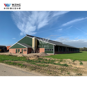 Tự động đúc sẵn Kết Cấu Thép lợn nhà trang trại lợn <span class=keywords><strong>farrowing</strong></span> Crate piggery đổ cho 1000 lợn - Product Image 2