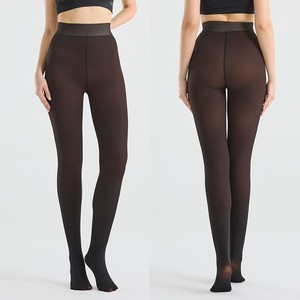 <span class=keywords><strong>Medias</strong></span> térmicas de invierno para mujer, forradas de lana, de cintura alta, control de abdomen, pantimedias negras translúcidas, <span class=keywords><strong>faja</strong></span> moldeadora - Product Image 6