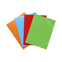 Carpeta de archivos de papel impreso de tamaño A4 personalizado con cierre de cuerda elástica para papelería escolar u oficina y organización de documentos