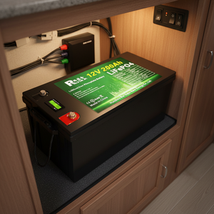 Batterie rechargeable au lithium Lifepo4 à cycle profond de 12,8 V 150 Ah à longue durée de vie, 6000 cycles, système de stockage d'énergie Hizn pour camping-car en extérieur - Product Image 1