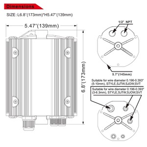 Kit d'urgence de pilote LED d'urgence de batterie rechargeable d'expédition rapide pour UFO High Bay - Product Image 2