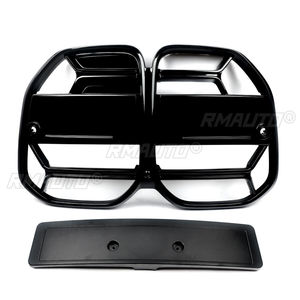 Grille de pare-chocs avant de style CSL pour BMW Série 4 2021-2023 G22 G23 430i M440i, grille de remplacement en maille, style fibre de carbone - Product Image 3