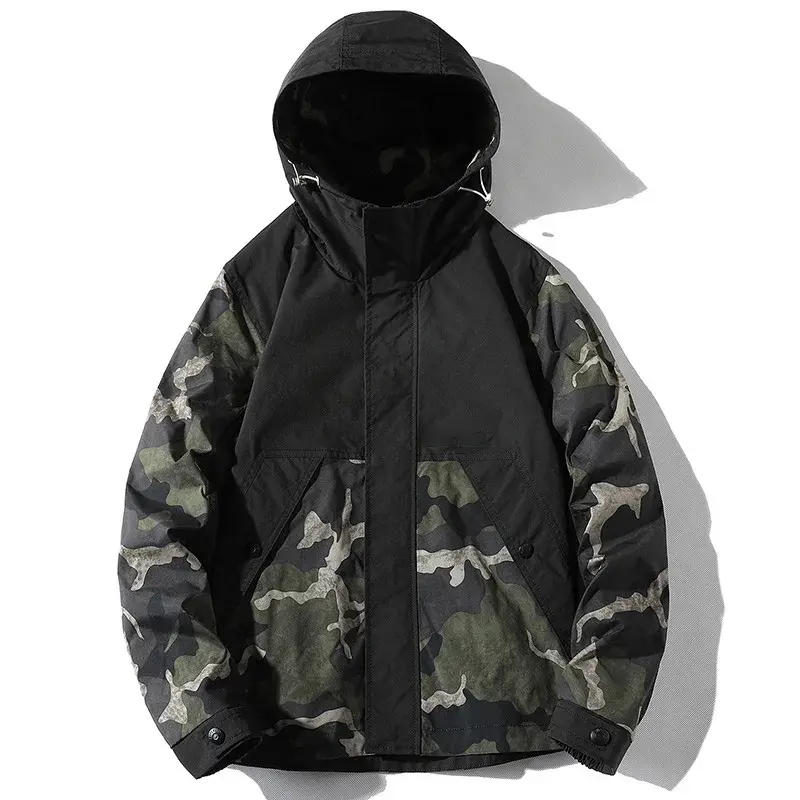 Custom Men lightweight Waterproof Breathable Outdoor Camo Jacket and coats new men's fashion