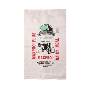 china supplier 50kg new pp bags Packaging 100%New pp ramaterial virgin bopp laminated 25kg animal feed bag