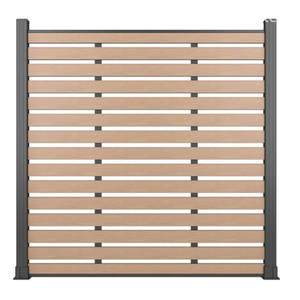 BIỆT THỰ độc quyền <span class=keywords><strong>WPC</strong></span> Composite Hàng rào nhựa với mũ nhôm trang trí, kết cấu Gỗ Sâu, chống trượt và thiết kế an toàn cho trẻ em - Product Image 2